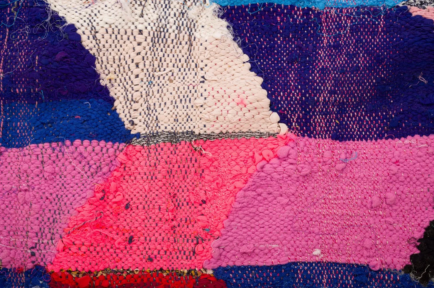 Marokkansk berber tæppe Boucherouite 150 x 305 cm