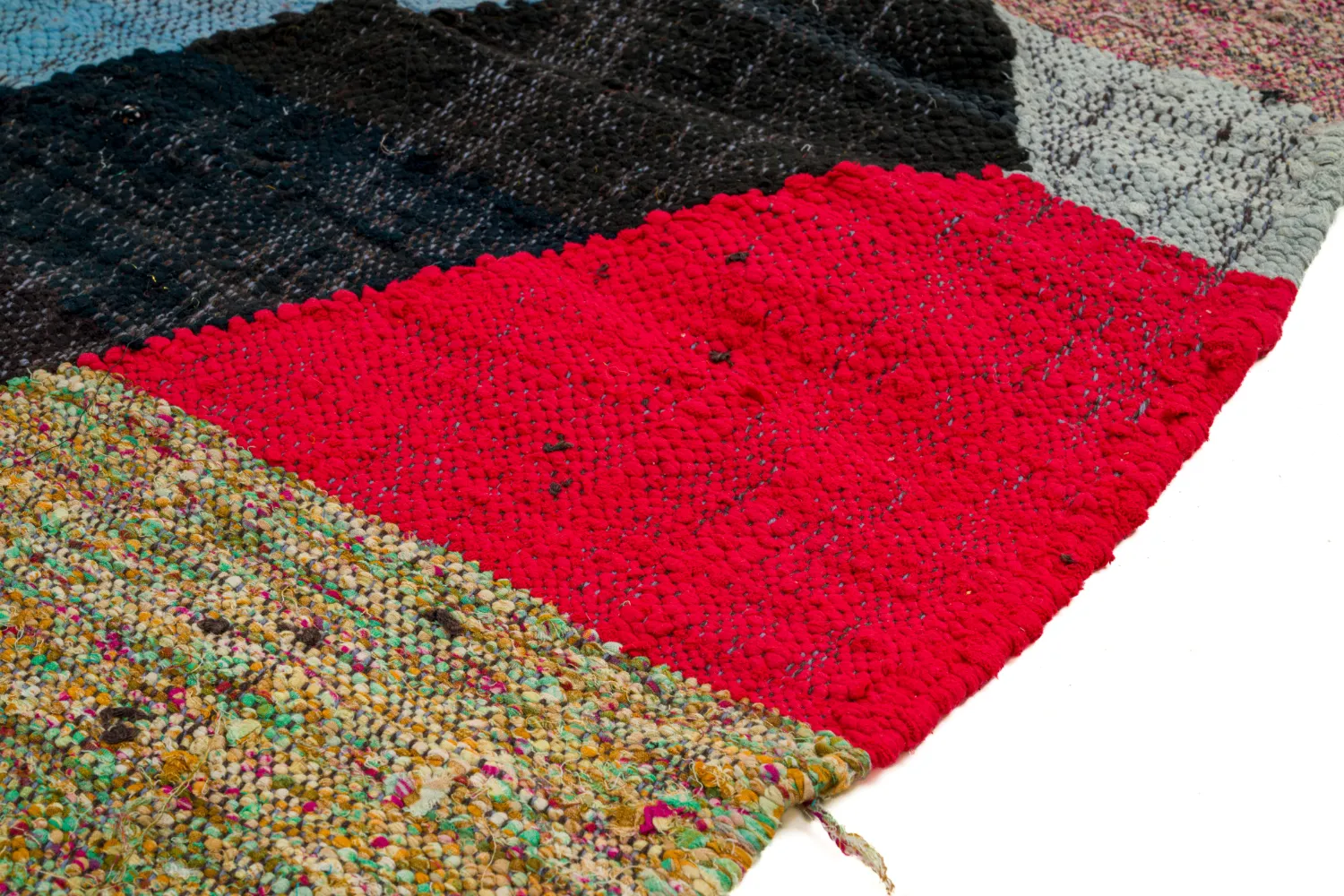 Marokkansk berber tæppe Boucherouite 135 x 240 cm