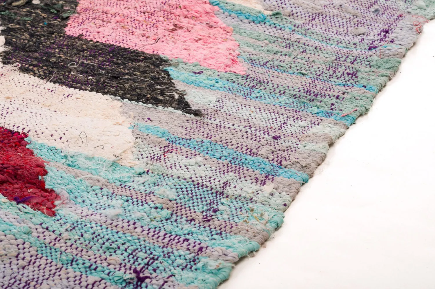 Marokkansk berber tæppe Boucherouite 150 x 310 cm