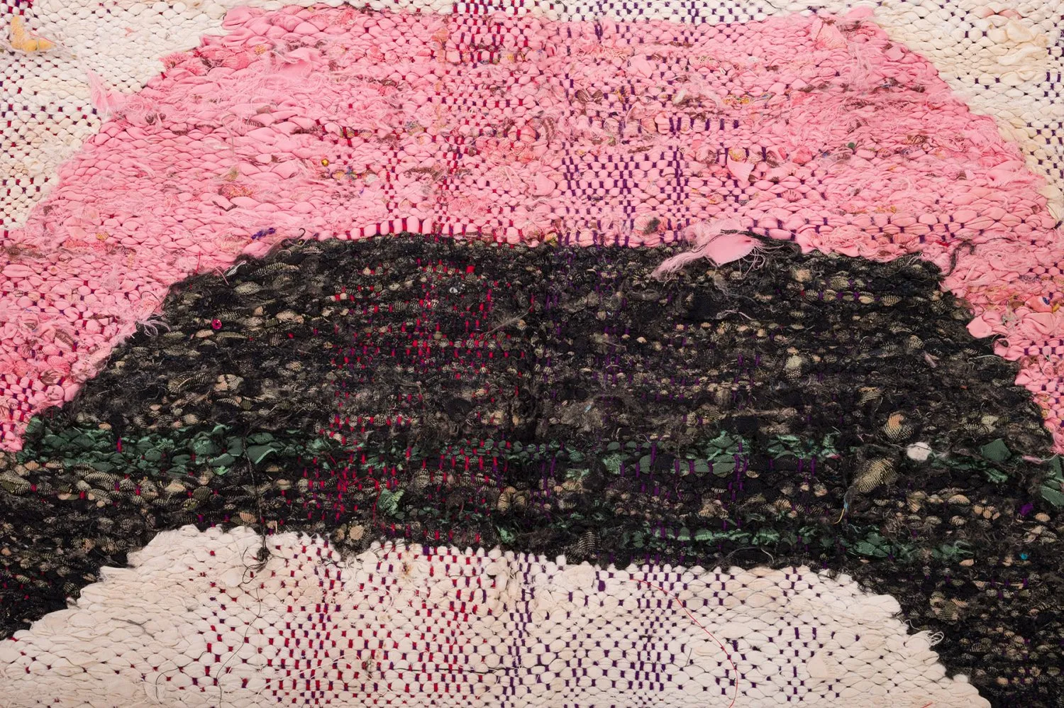 Marokkansk berber tæppe Boucherouite 150 x 310 cm