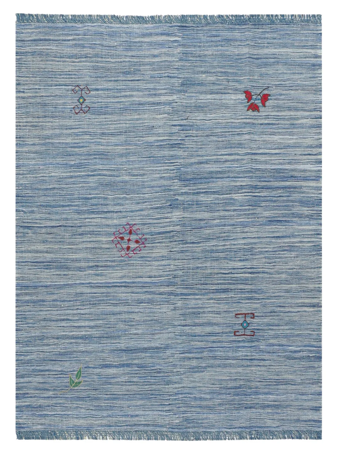 Orientalsk Tæppe - Modern Kelim Hand Woven - 155 x 203 cm