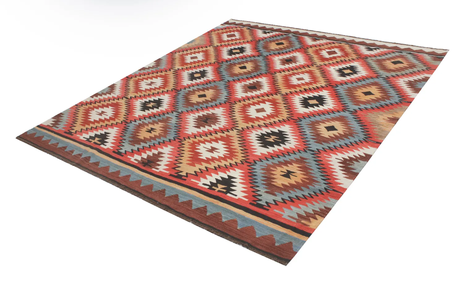 Orientalsk Tæppe - Hazara Kelim Hand Woven - 247 x 288 cm
