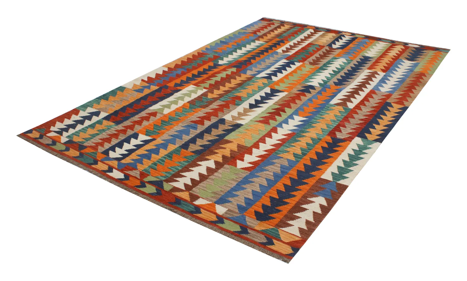 Orientalsk Tæppe - Hazara Kelim Hand Woven - 194 x 299 cm
