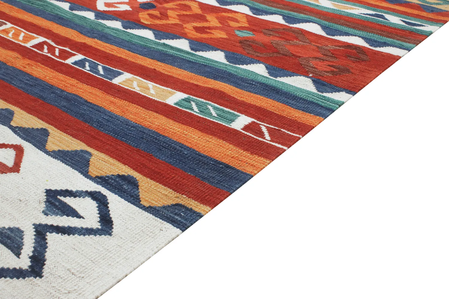Orientalsk Tæppe - Hazara Kelim Hand Woven - 205 x 287 cm