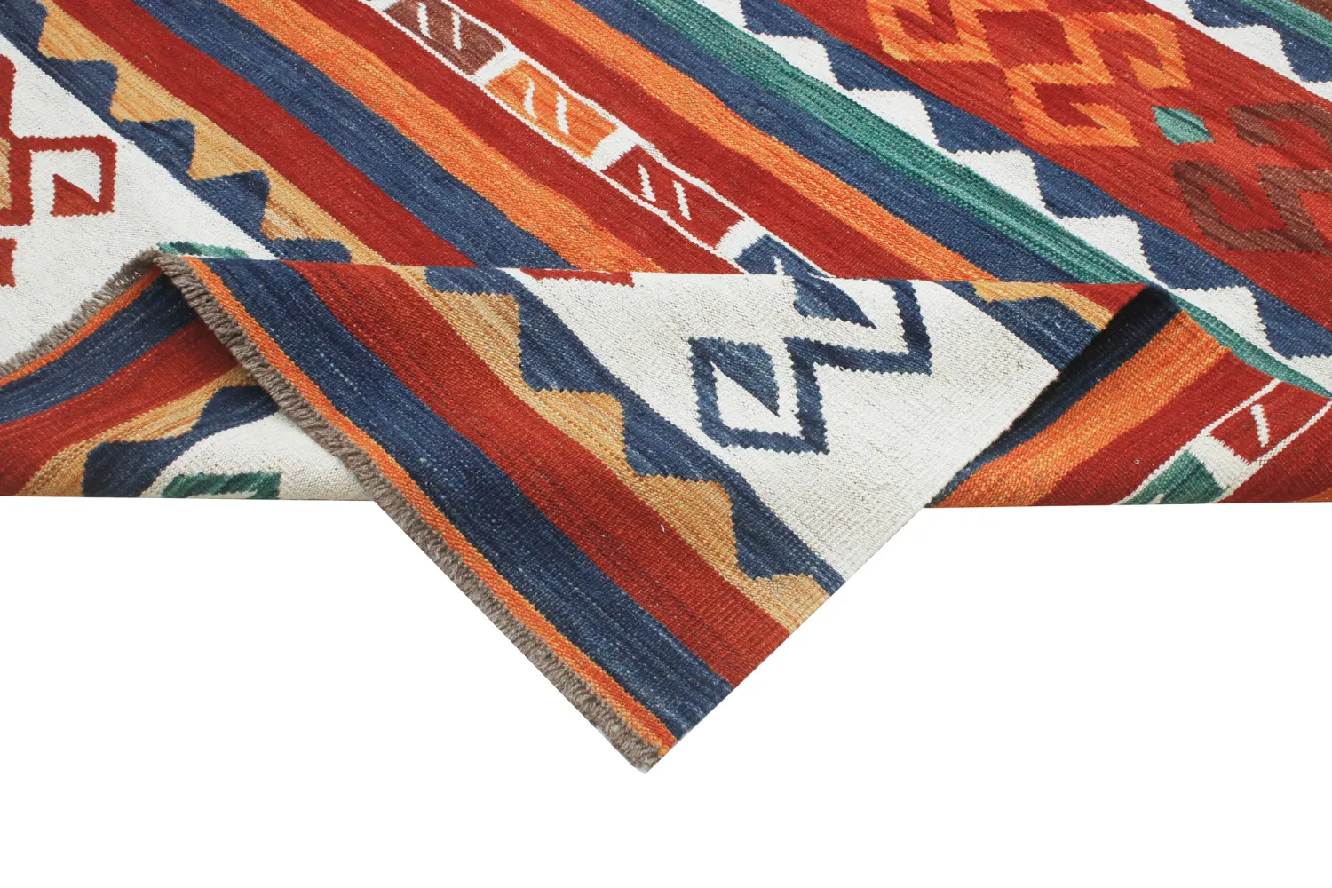 Orientalsk Tæppe - Hazara Kelim Hand Woven - 205 x 287 cm