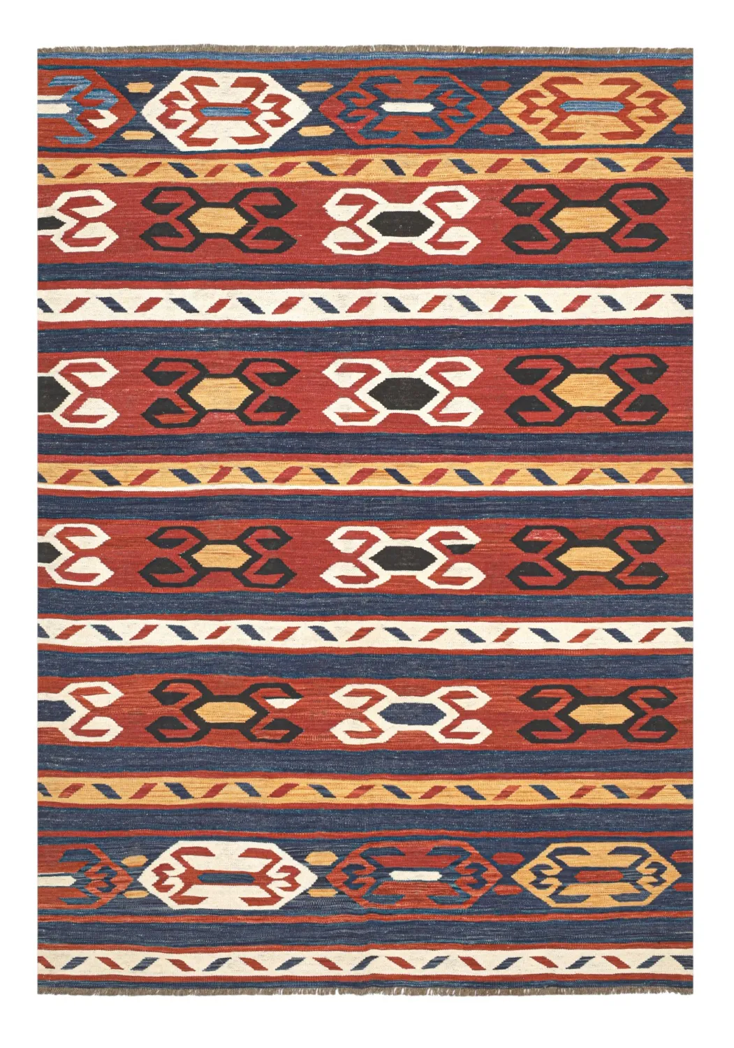 Orientalsk Tæppe - Hazara Kelim Hand Woven - 198 x 289 cm