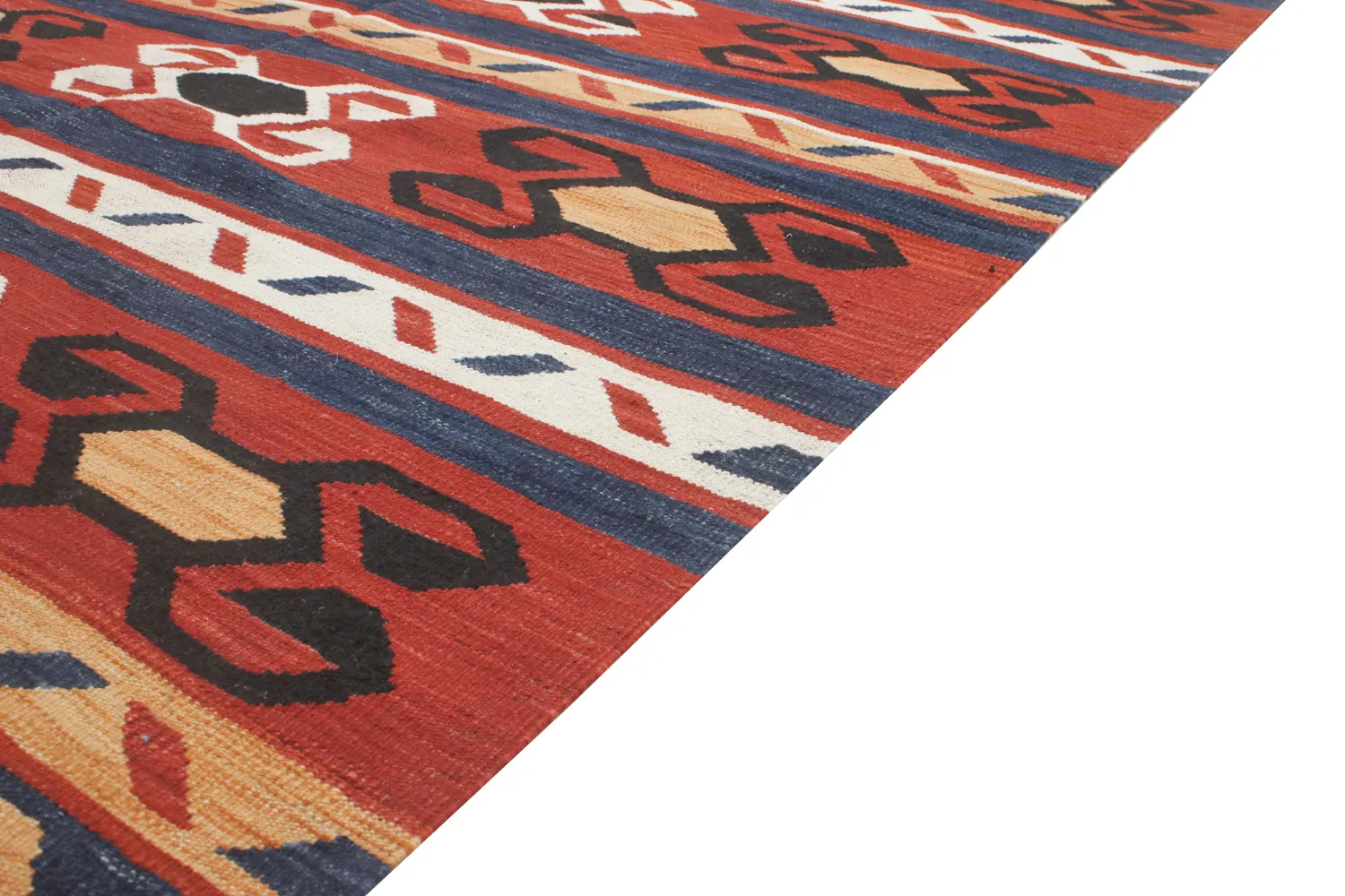 Orientalsk Tæppe - Hazara Kelim Hand Woven - 198 x 289 cm