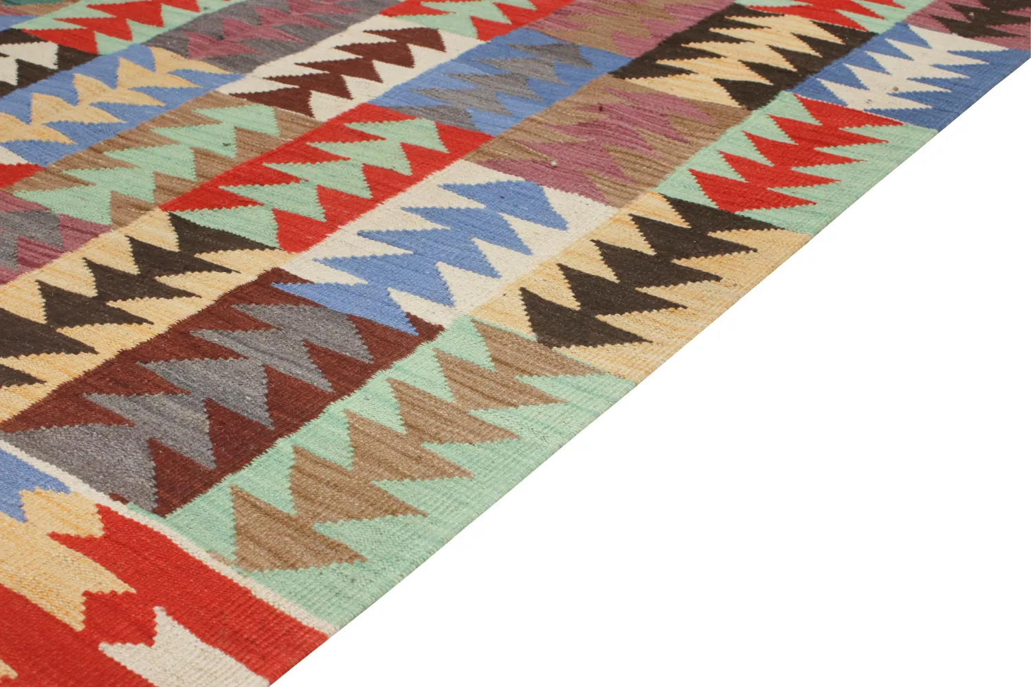Orientalsk Tæppe - Hazara Kelim Hand Woven - 154 x 201 cm