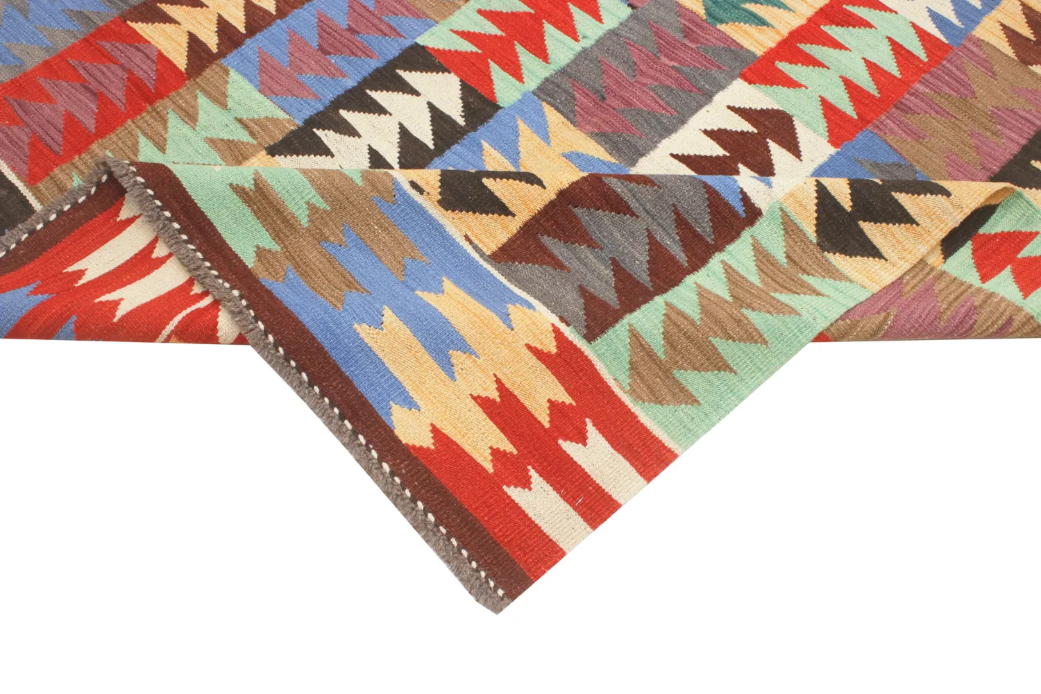 Orientalsk Tæppe - Hazara Kelim Hand Woven - 154 x 201 cm