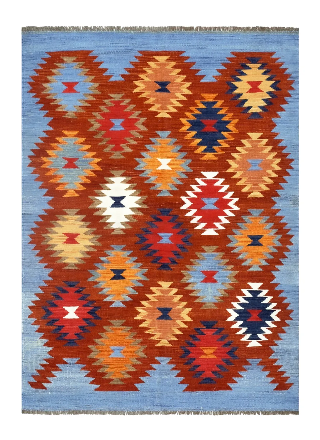 Orientalsk Tæppe - Hazara Kelim Hand Woven - 135 x 184 cm