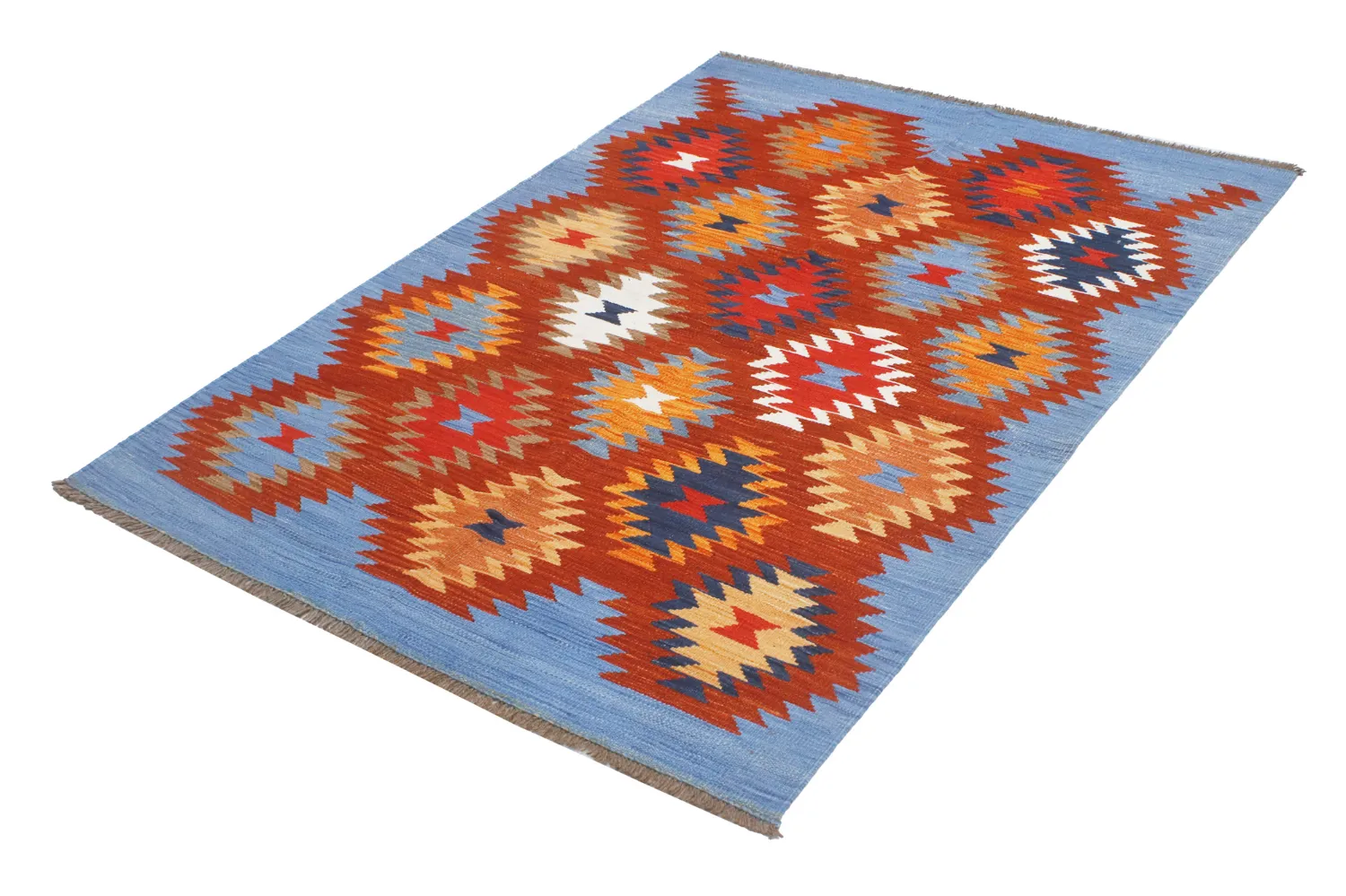 Orientalsk Tæppe - Hazara Kelim Hand Woven - 135 x 184 cm