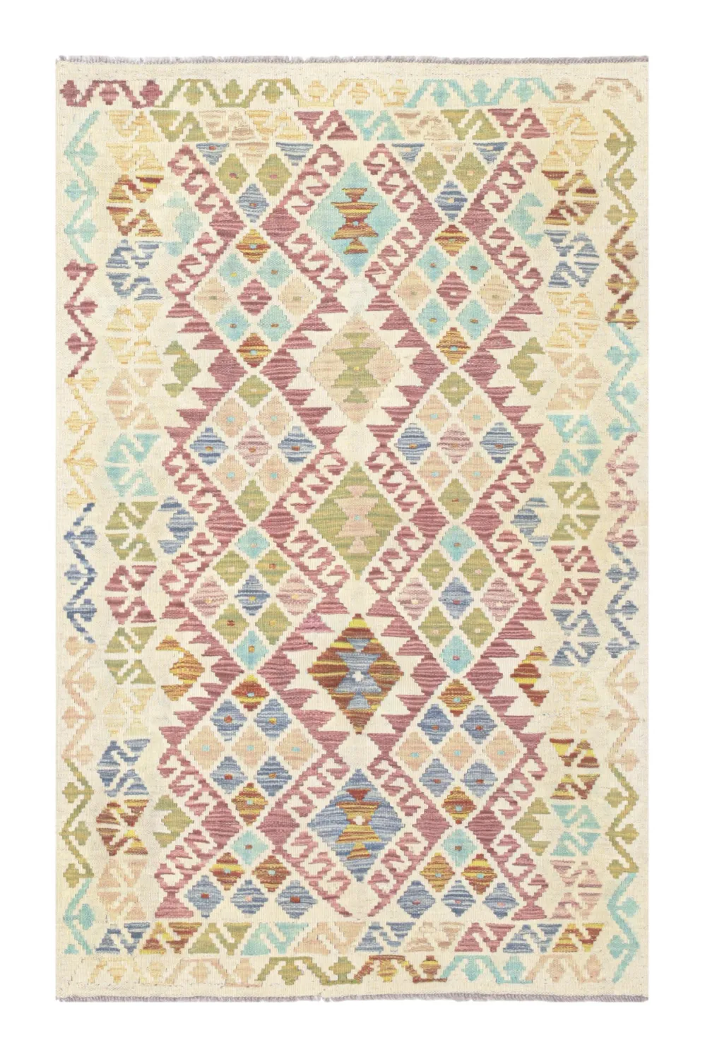 Orientalsk Tæppe - Vegi Kelim Hand Woven - 99 x 155 cm