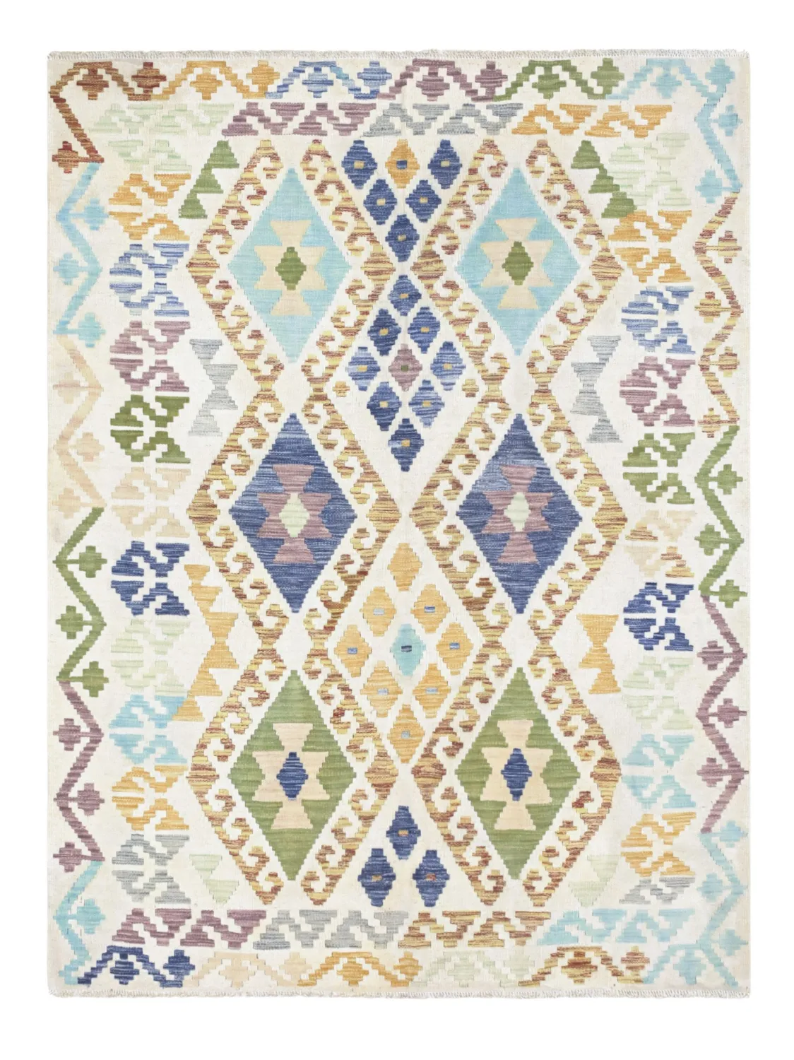 Orientalsk Tæppe - Vegi Kelim Hand Woven - 159 x 200 cm