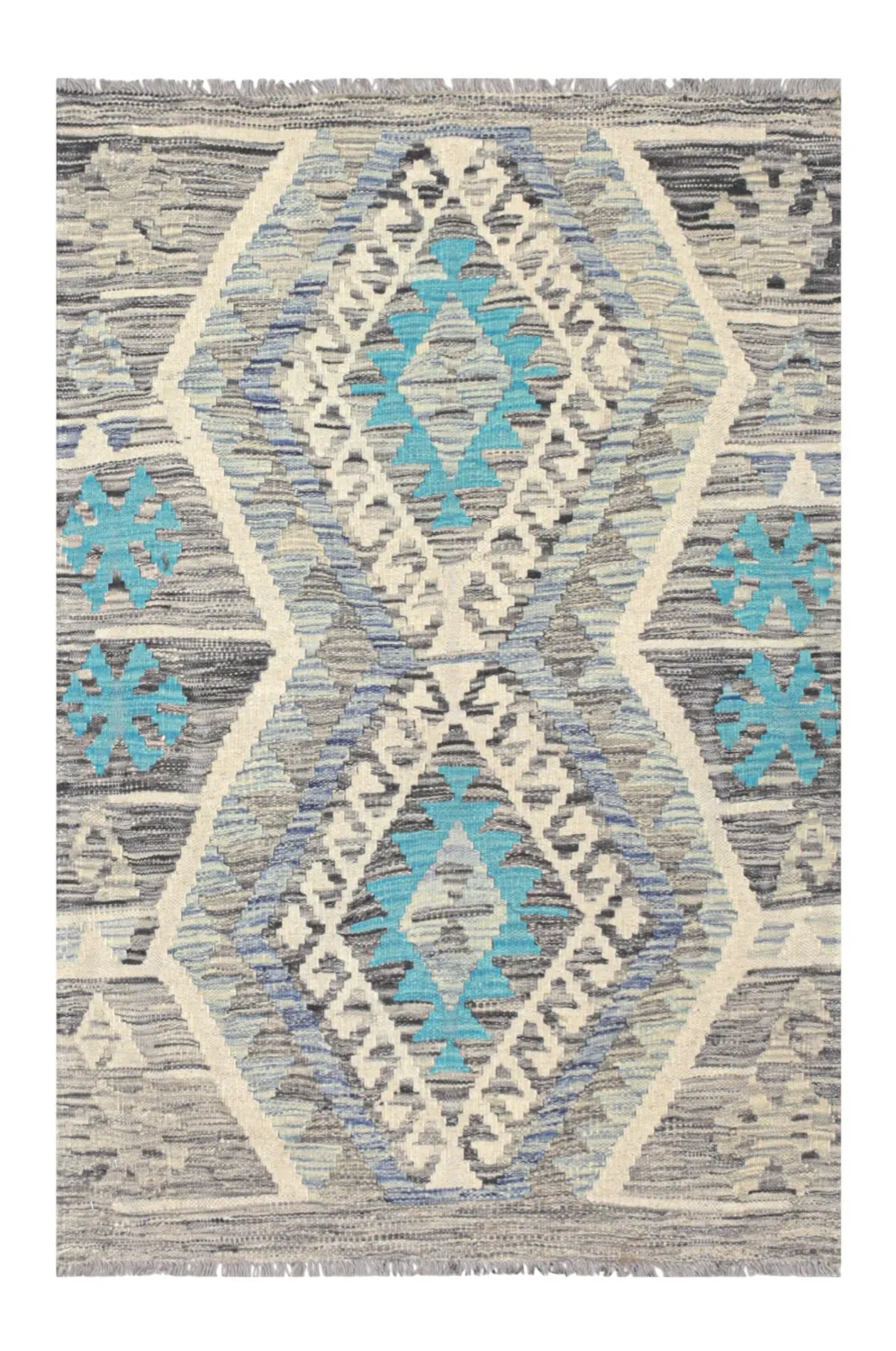 Orientalsk Tæppe - Vegi Kelim Hand Woven - 86 x 123 cm