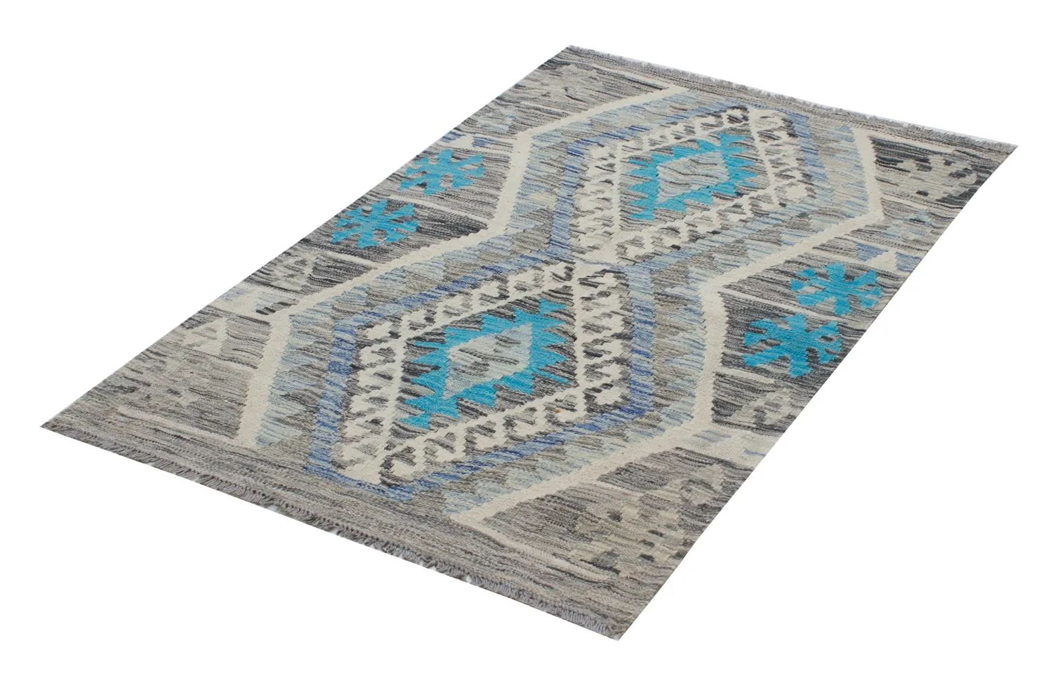Orientalsk Tæppe - Vegi Kelim Hand Woven - 86 x 123 cm