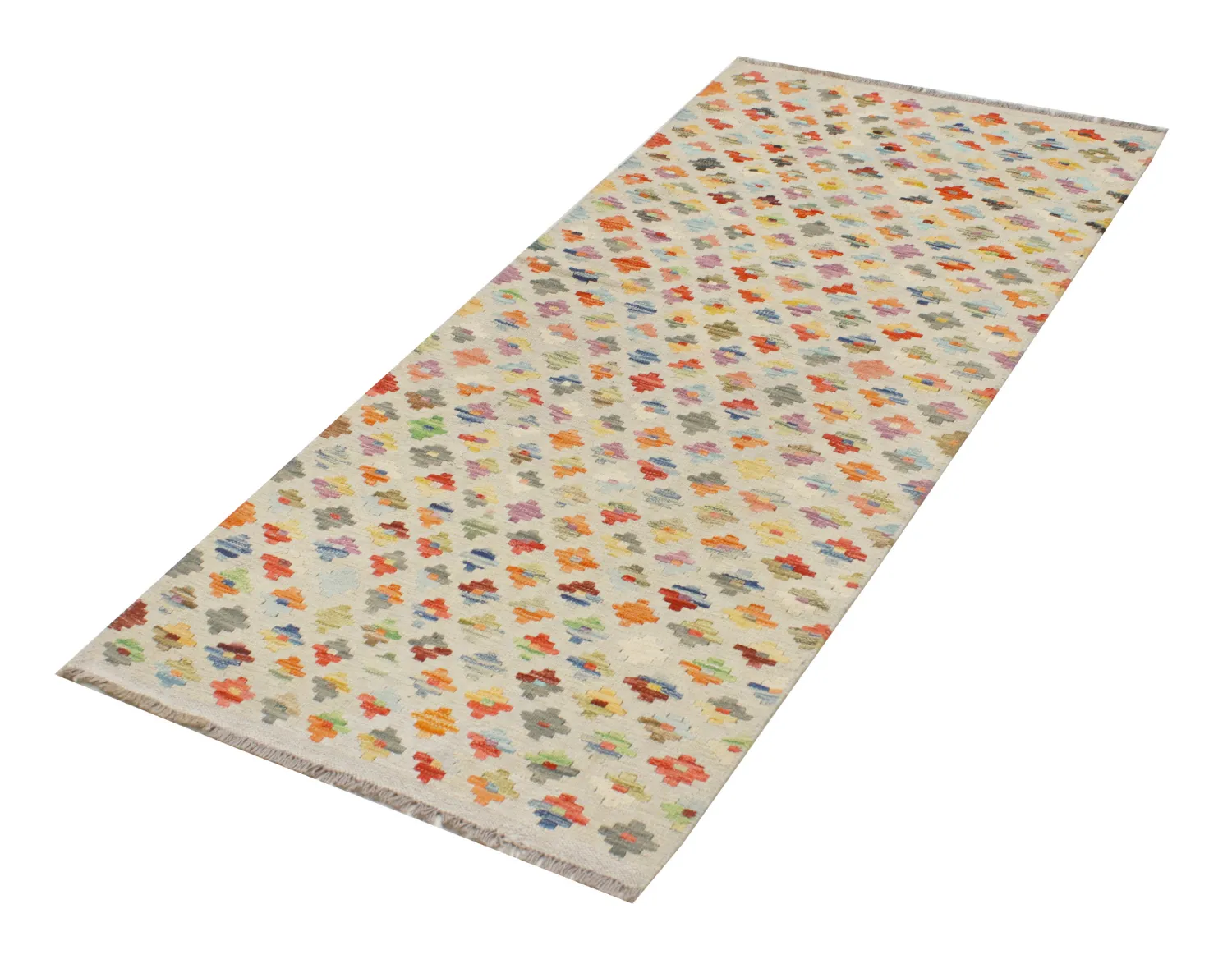 Orientalsk Tæppe - Vegi Kelim Hand Woven - 77 x 197 cm
