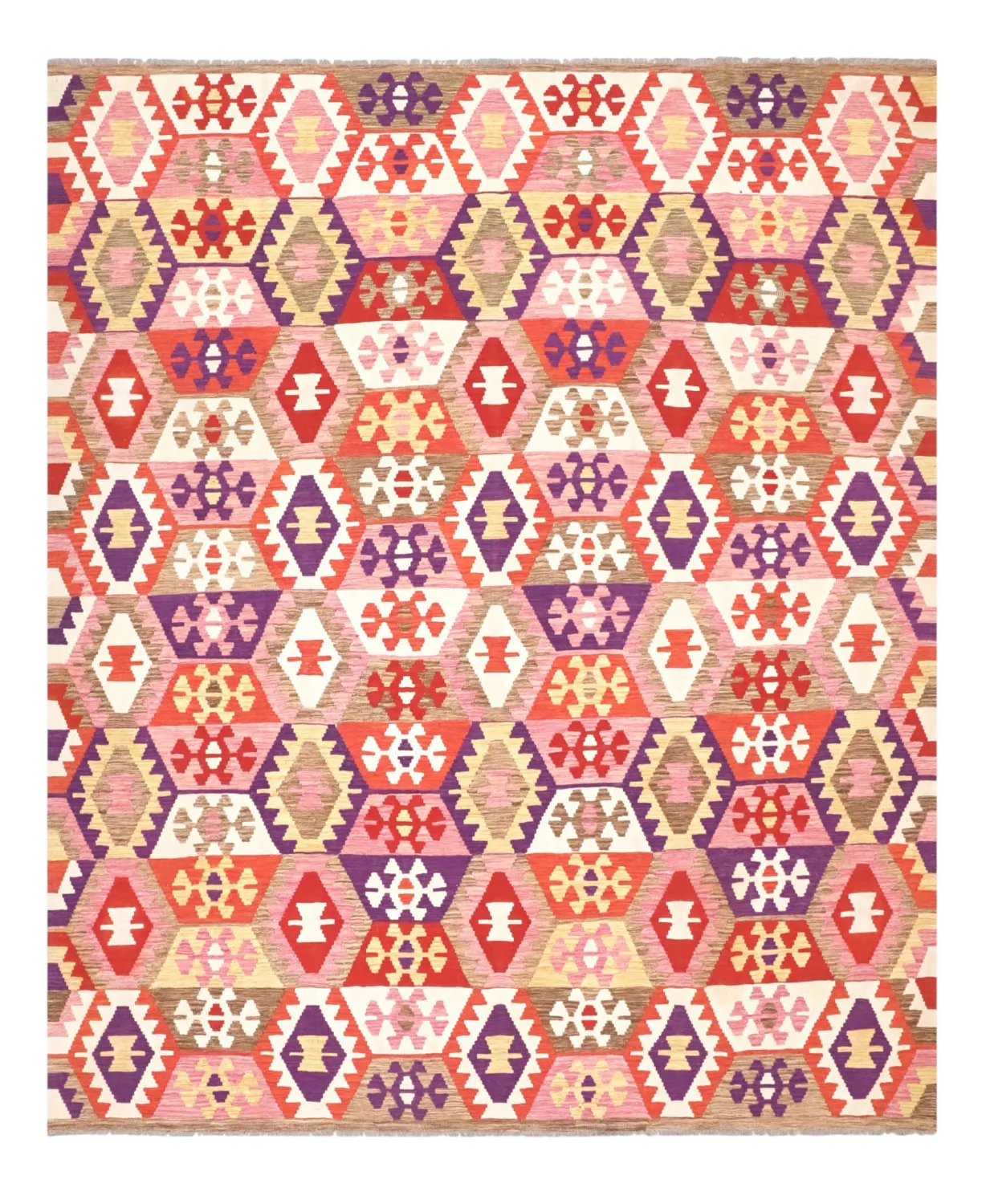 Orientalsk Tæppe - Vegi Kelim Hand Woven - 251 x 300 cm