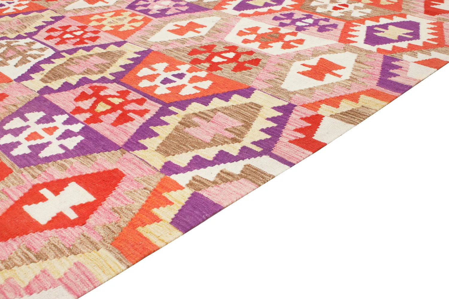Orientalsk Tæppe - Vegi Kelim Hand Woven - 251 x 300 cm