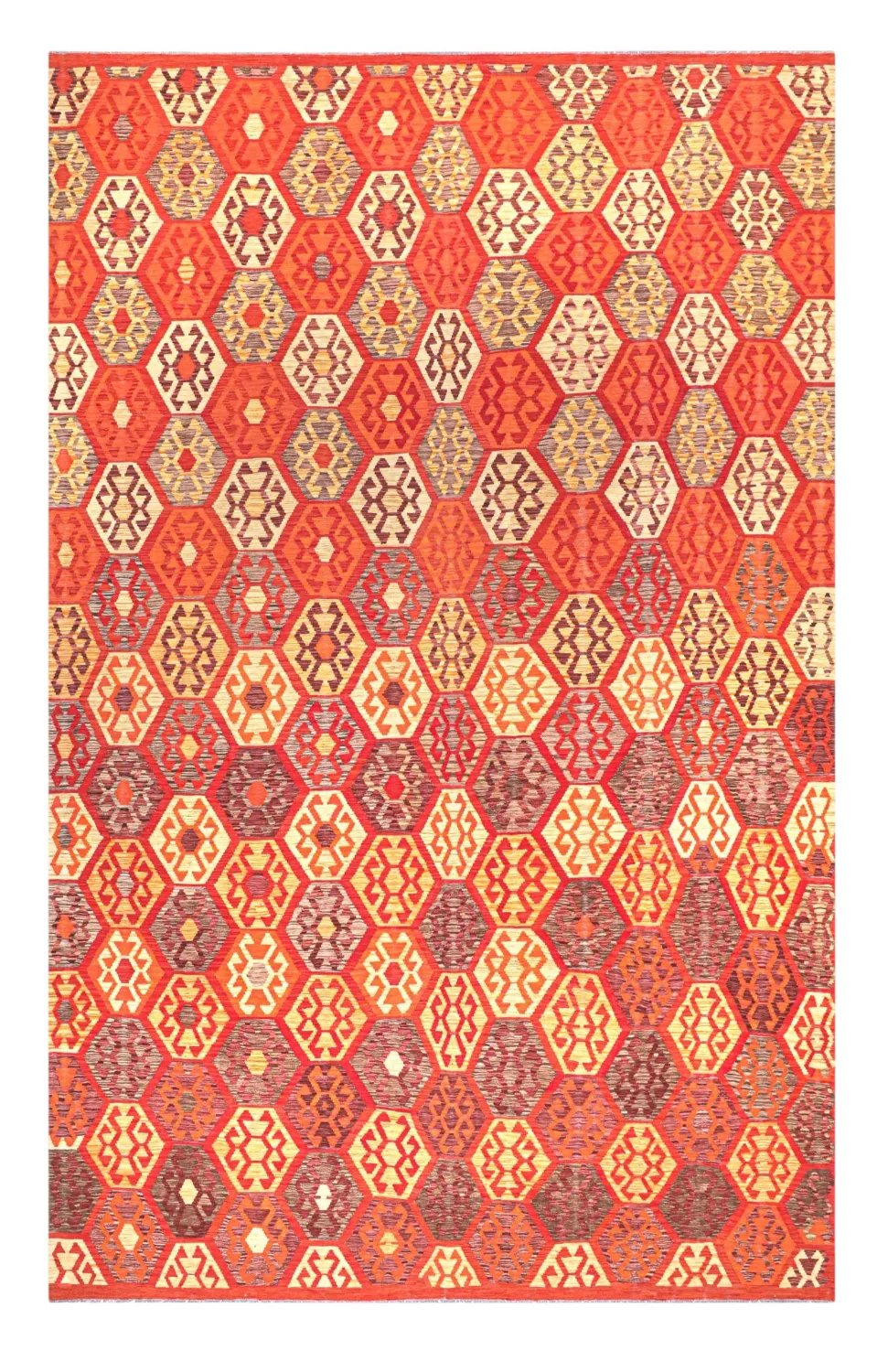 Orientalsk Tæppe - Vegi Kelim Hand Woven - 301 x 487 cm