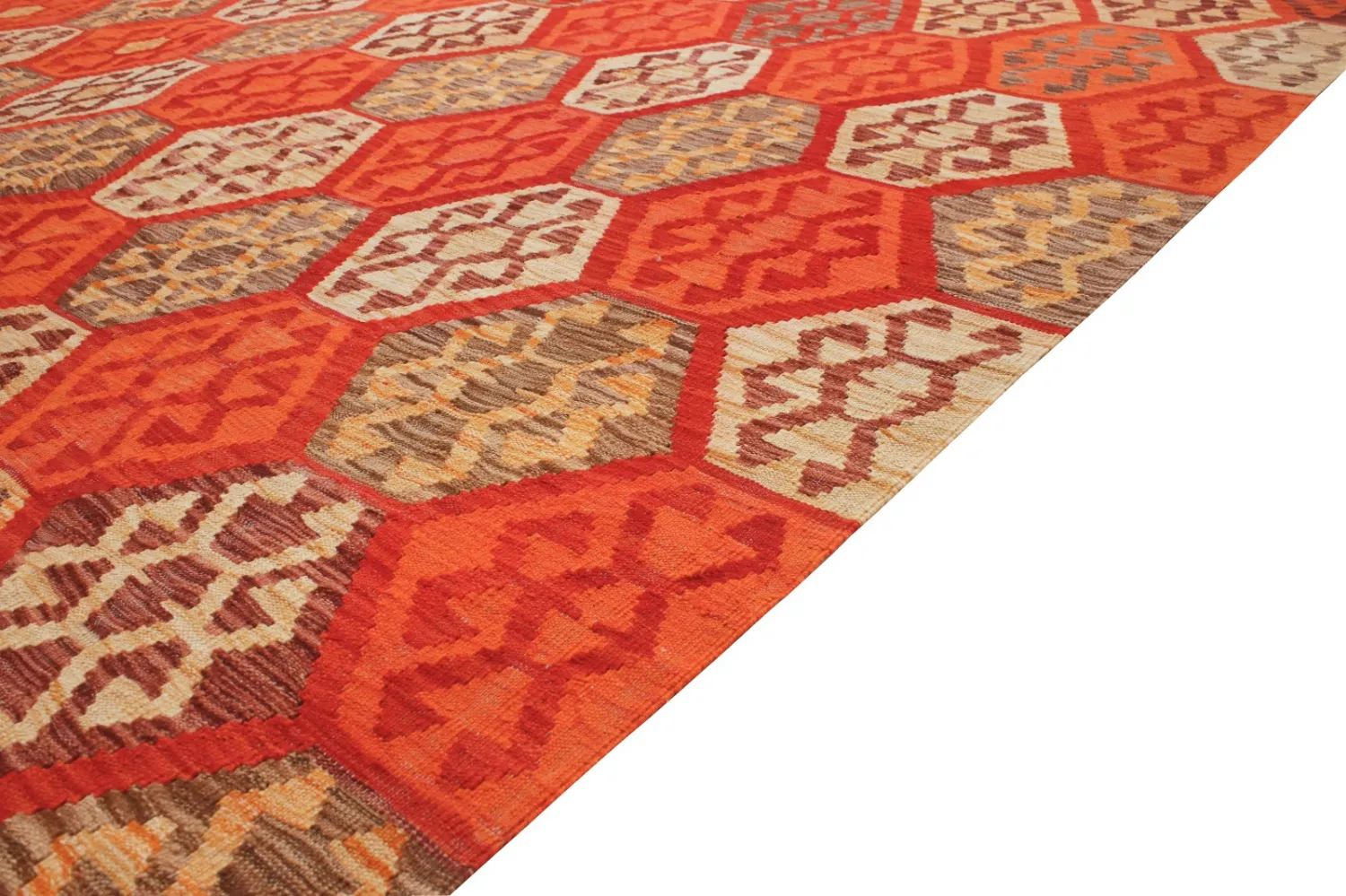 Orientalsk Tæppe - Vegi Kelim Hand Woven - 301 x 487 cm