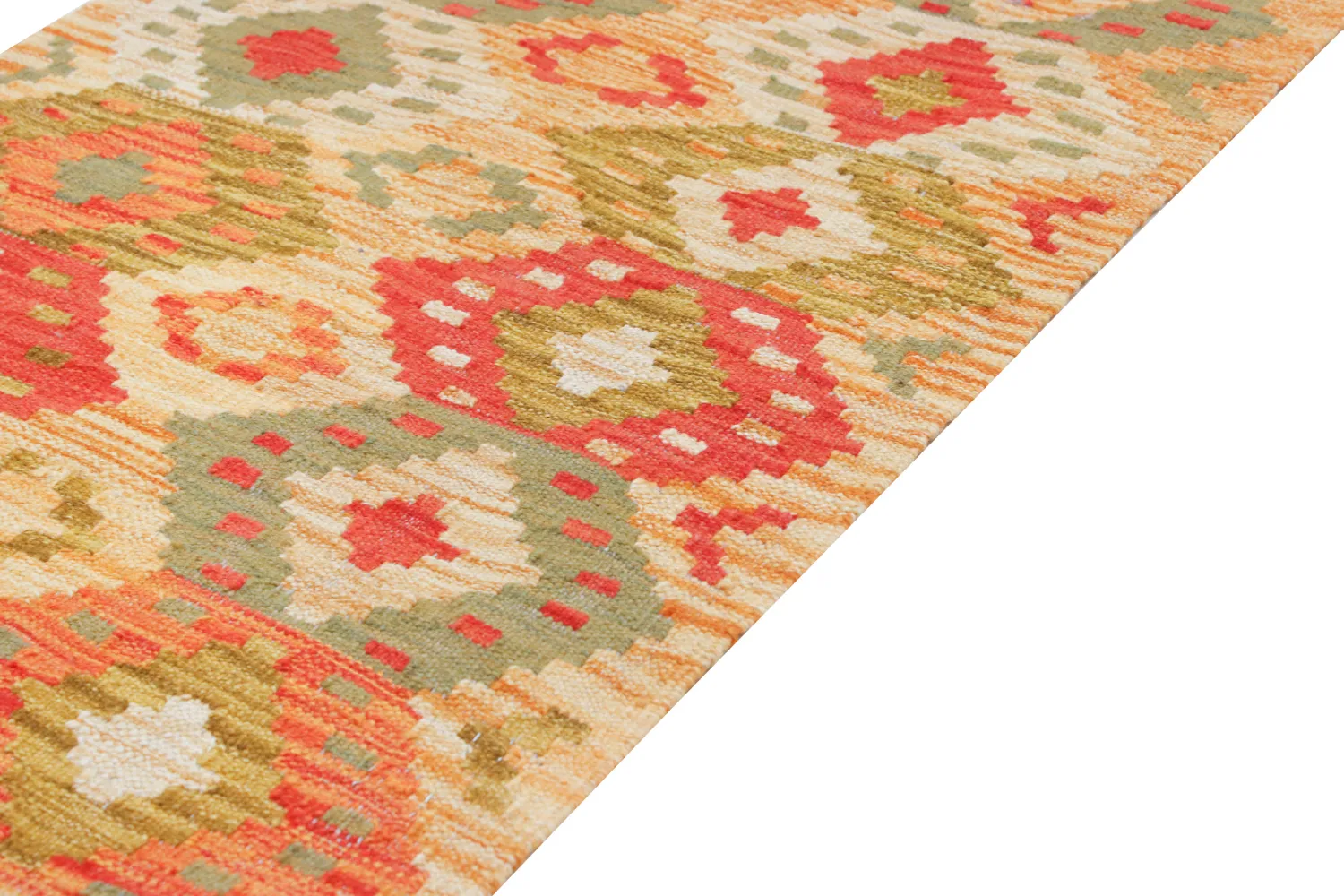 Orientalsk Tæppe - Vegi Kelim Hand Woven - 54 x 86 cm