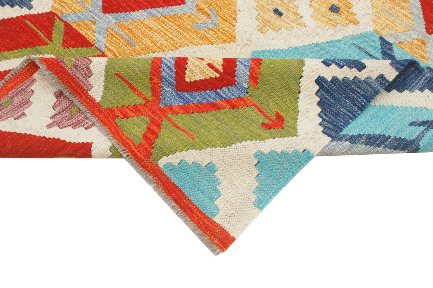 Orientalsk Tæppe - Vegi Kelim Hand Woven - 114 x 172 cm