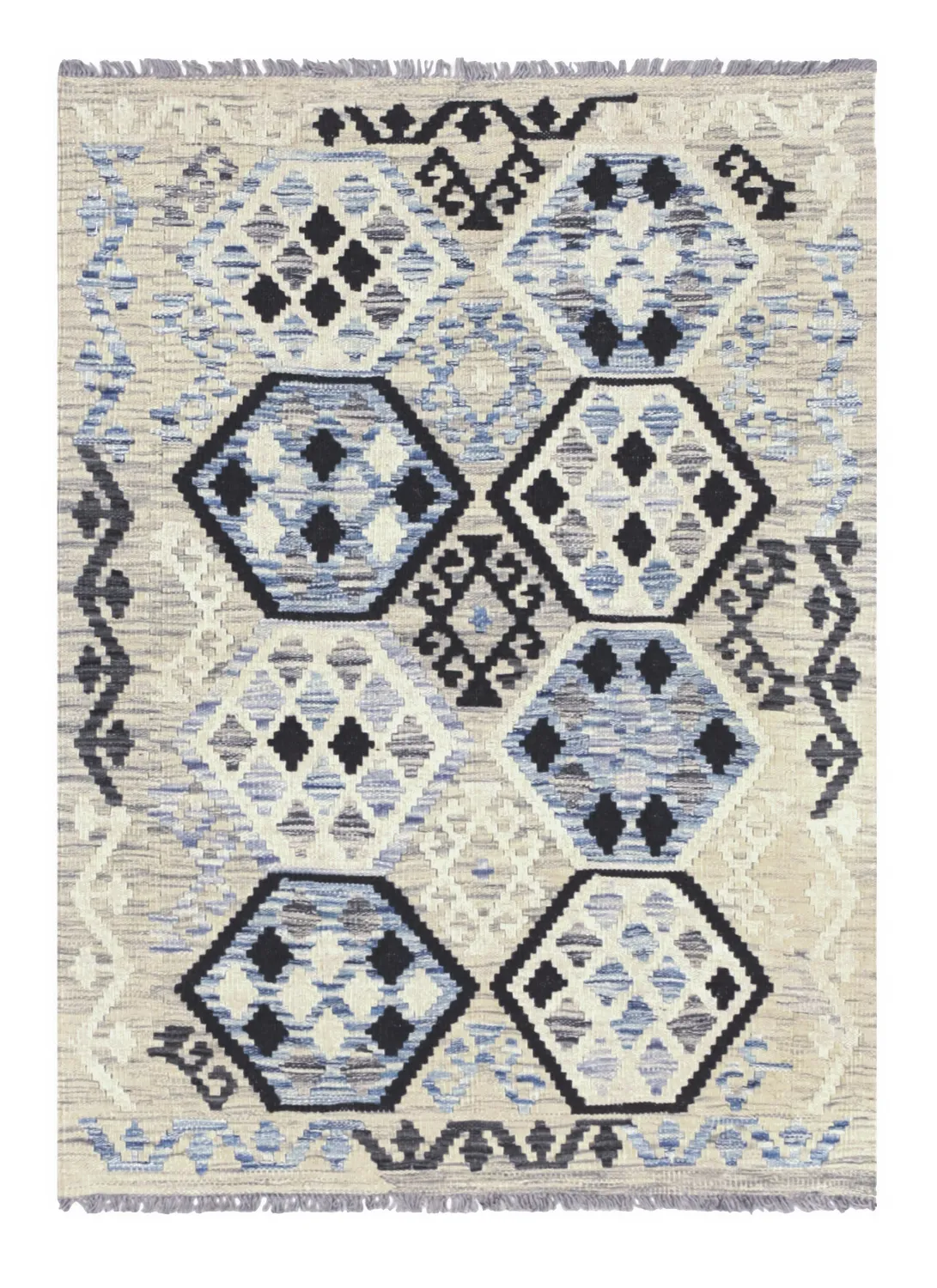 Orientalsk Tæppe - Vegi Kelim Hand Woven - 83 x 117 cm