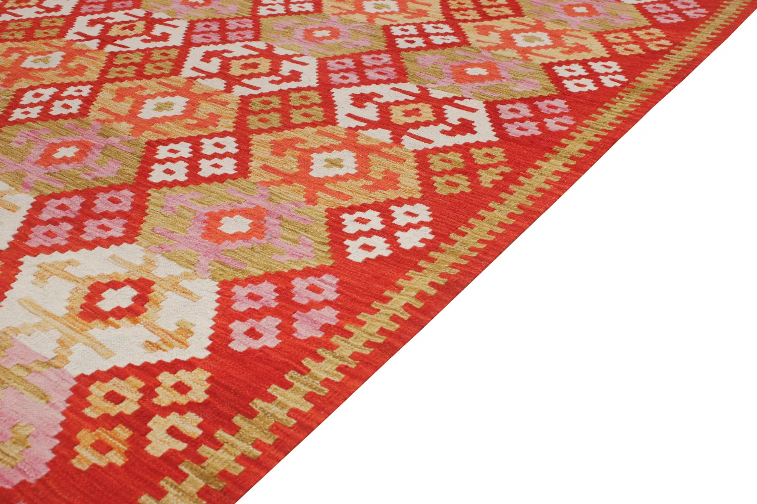 Orientalsk Tæppe - Vegi Kelim Hand Woven - 207 x 294 cm