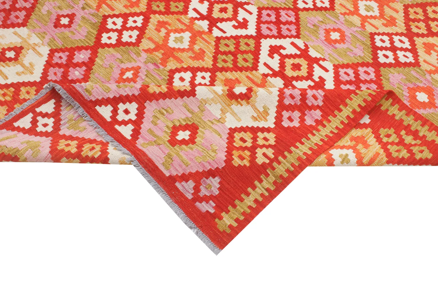 Orientalsk Tæppe - Vegi Kelim Hand Woven - 207 x 294 cm