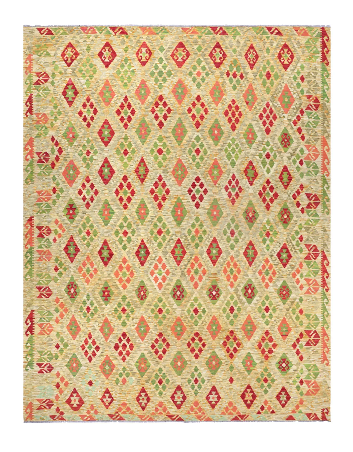 Orientalsk Tæppe - Vegi Kelim Hand Woven - 305 x 392 cm