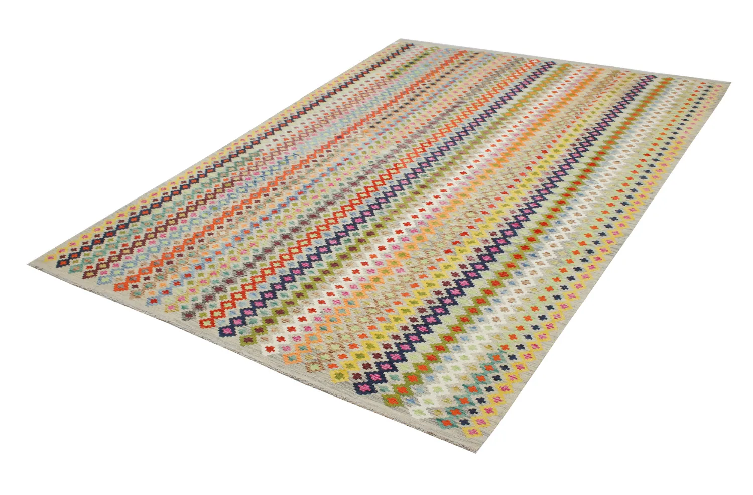Orientalsk Tæppe - Vegi Kelim Hand Woven - 296 x 344 cm