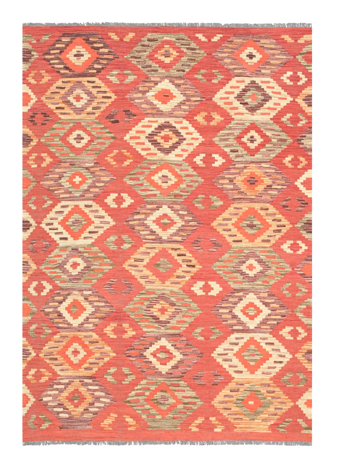 Orientalsk Tæppe - Vegi Kelim Hand Woven - 123 x 172 cm