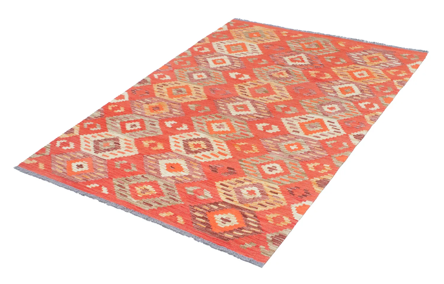 Orientalsk Tæppe - Vegi Kelim Hand Woven - 123 x 172 cm