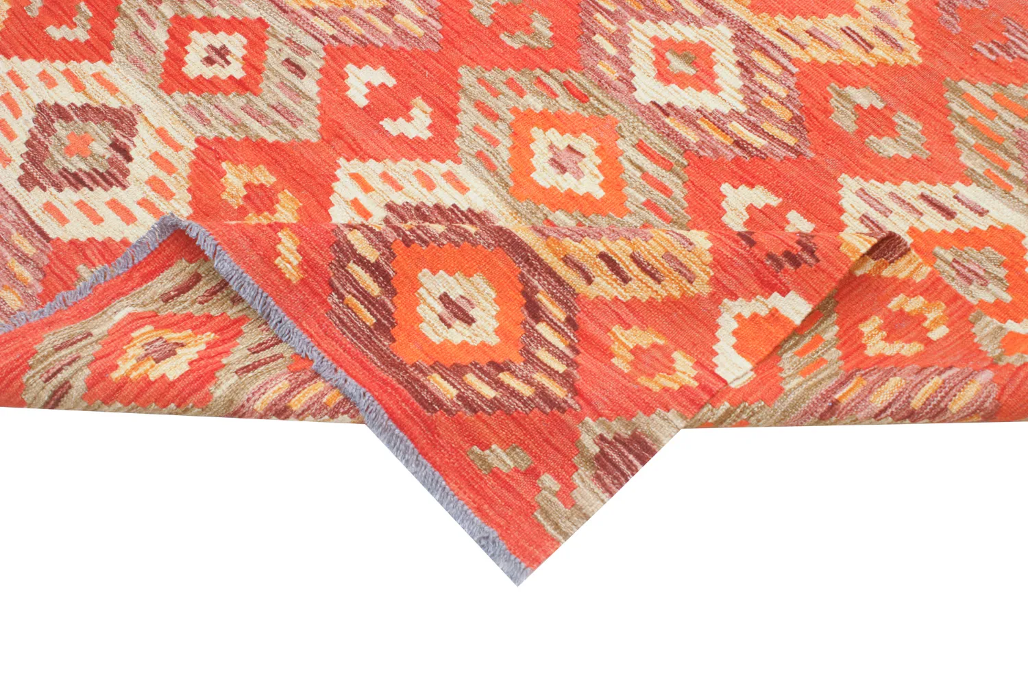 Orientalsk Tæppe - Vegi Kelim Hand Woven - 123 x 172 cm