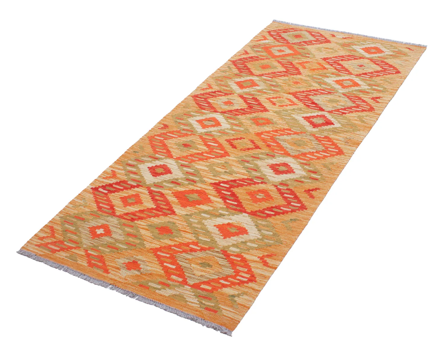 Orientalsk Tæppe - Vegi Kelim Hand Woven - 83 x 201 cm