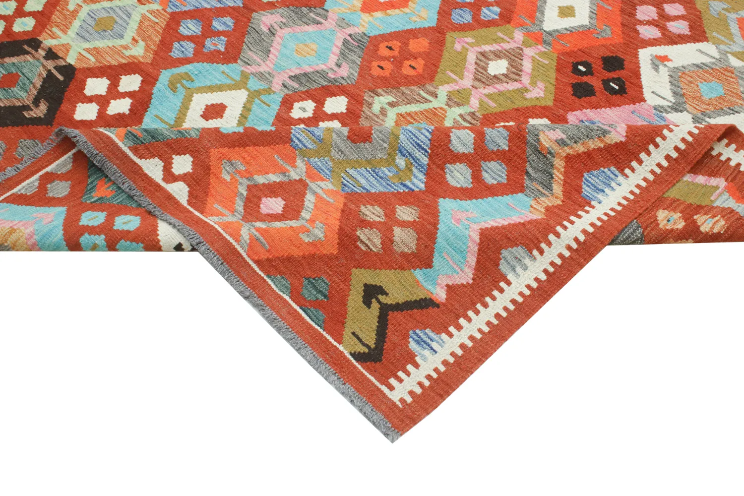 Orientalsk Tæppe - Vegi Kelim Hand Woven - 253 x 295 cm