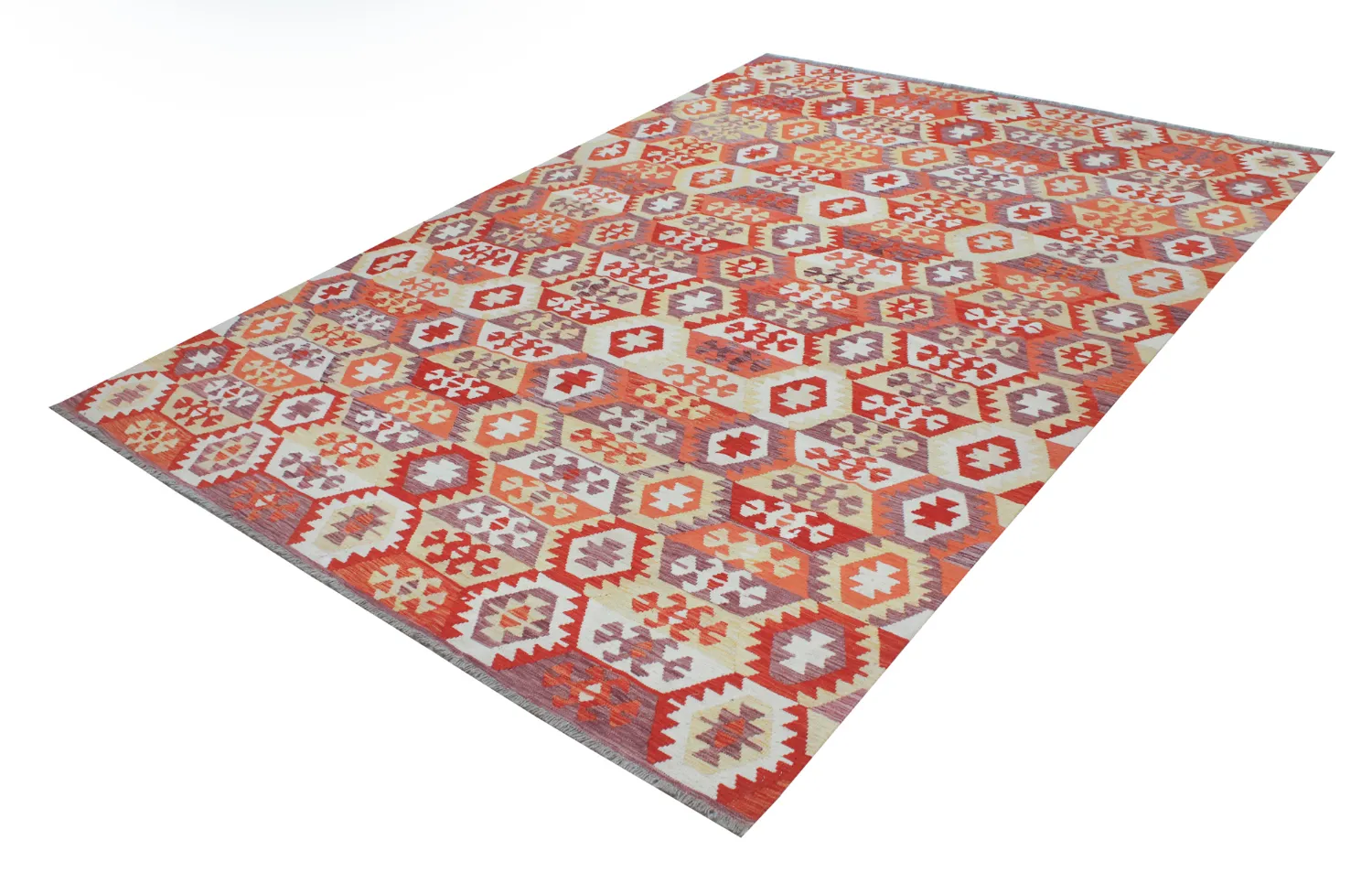 Orientalsk Tæppe - Vegi Kelim Hand Woven - 248 x 352 cm