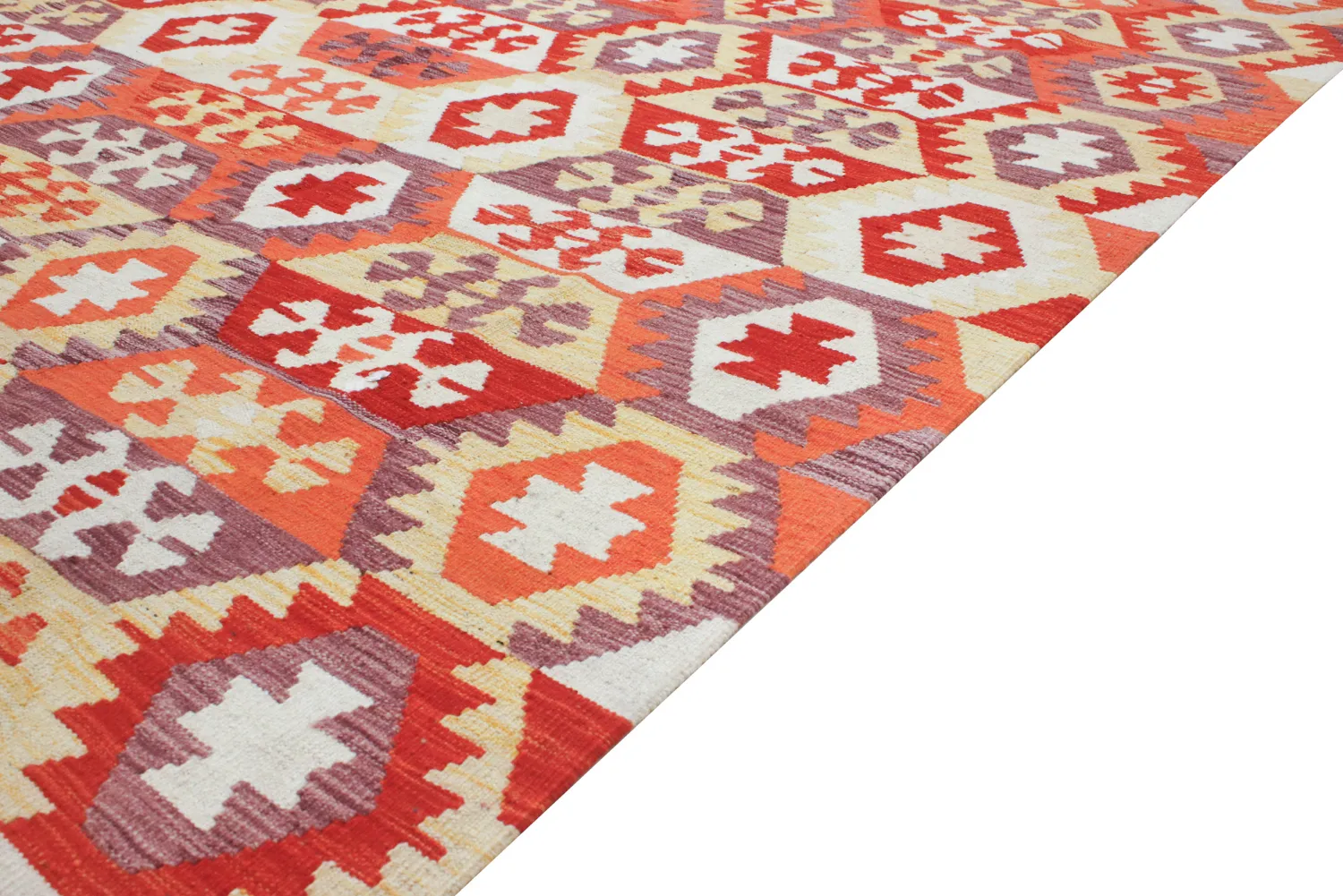 Orientalsk Tæppe - Vegi Kelim Hand Woven - 248 x 352 cm