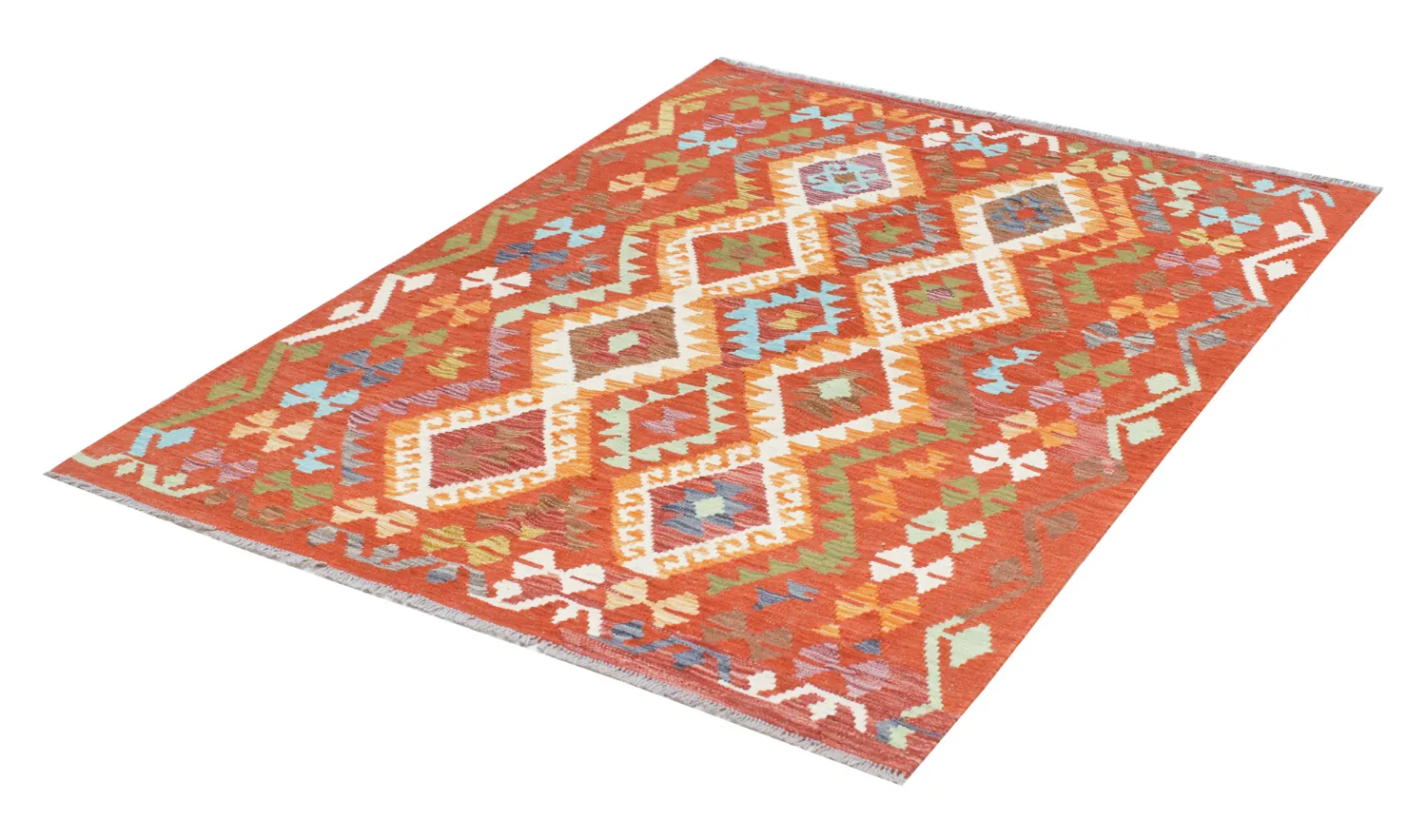 Orientalsk Tæppe - Vegi Kelim Hand Woven - 130 x 176 cm