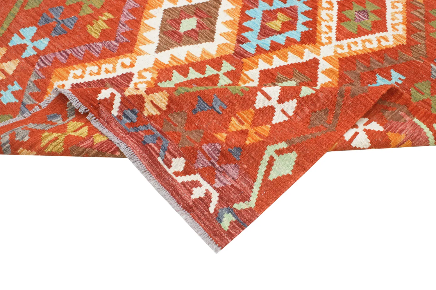 Orientalsk Tæppe - Vegi Kelim Hand Woven - 130 x 176 cm