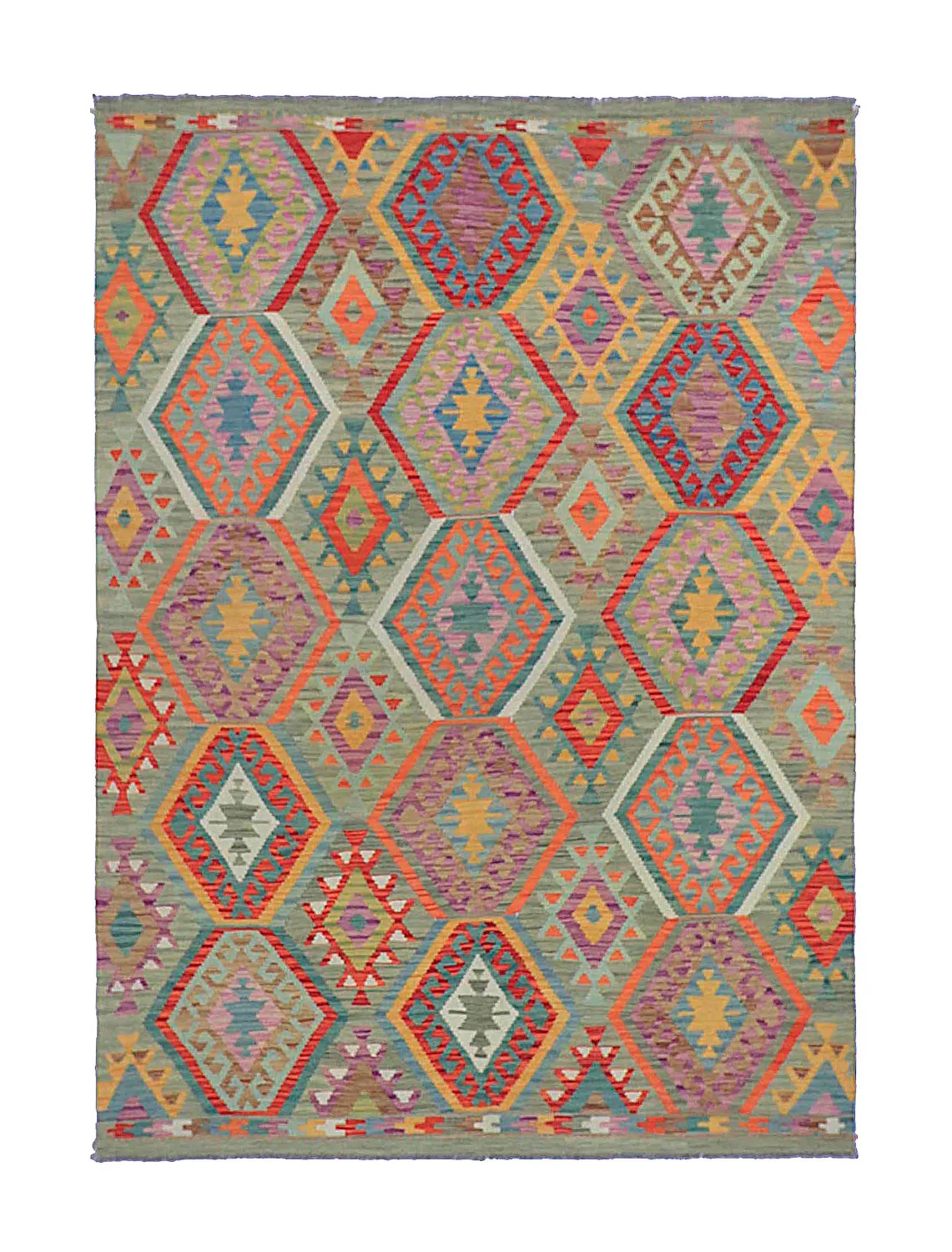 Orientalsk Tæppe - Vegi Kelim Hand Woven - 178 x 248 cm