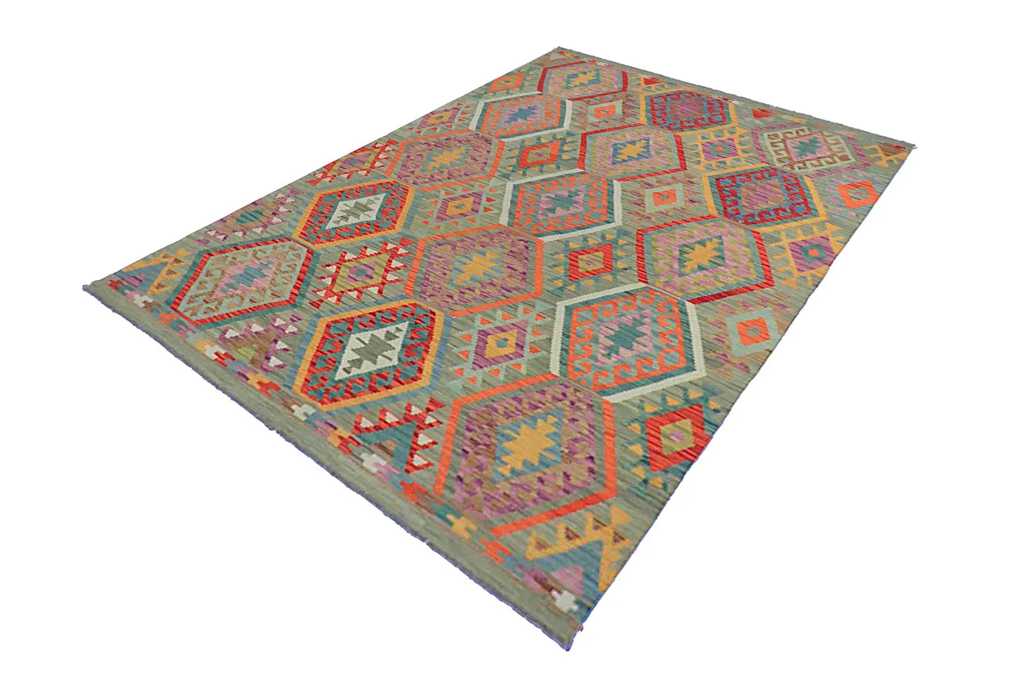 Orientalsk Tæppe - Vegi Kelim Hand Woven - 178 x 248 cm