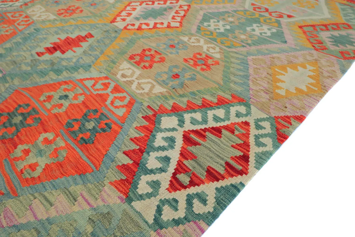 Orientalsk Tæppe - Vegi Kelim Hand Woven - 171 x 253 cm