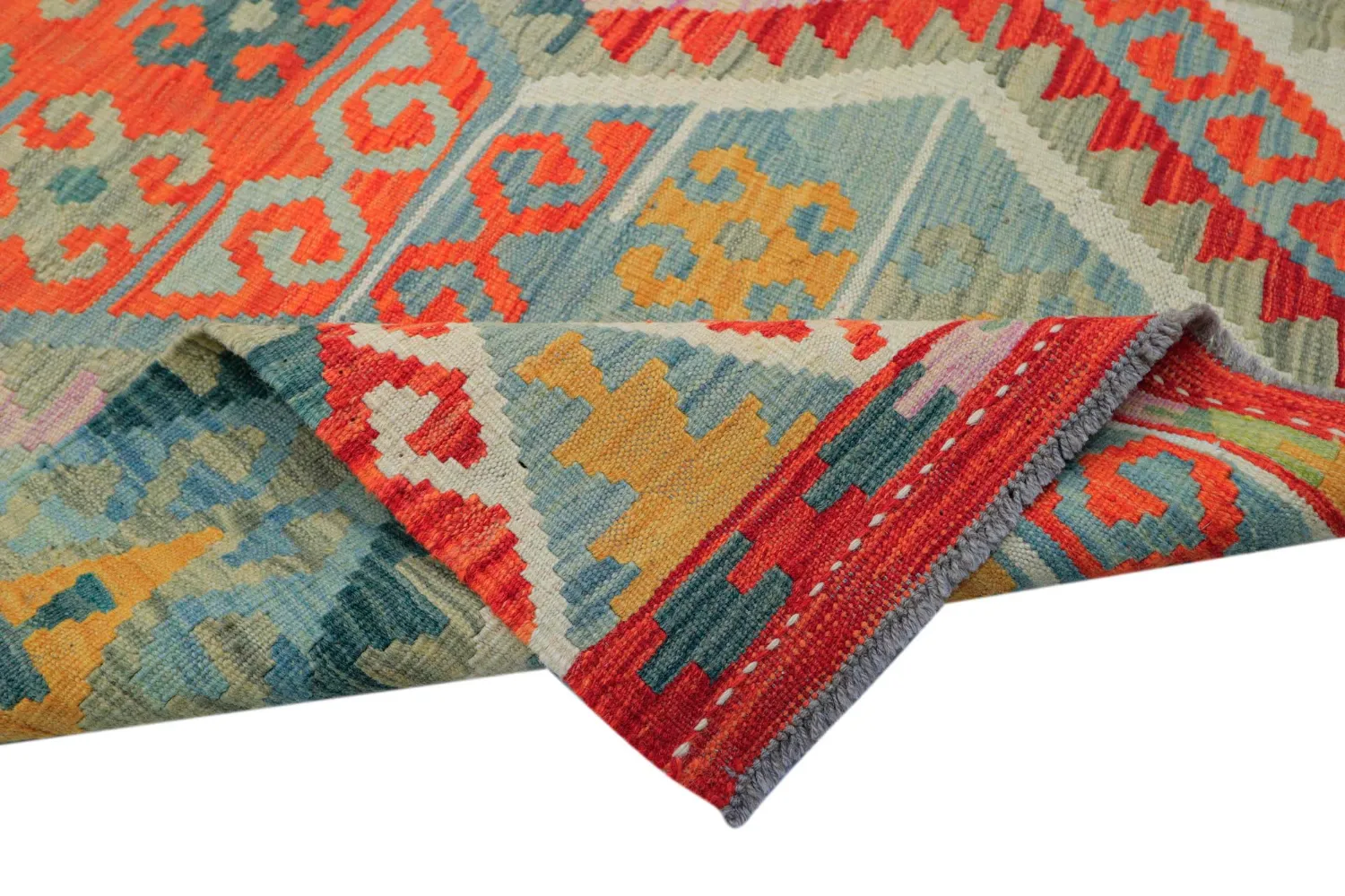 Orientalsk Tæppe - Vegi Kelim Hand Woven - 171 x 253 cm