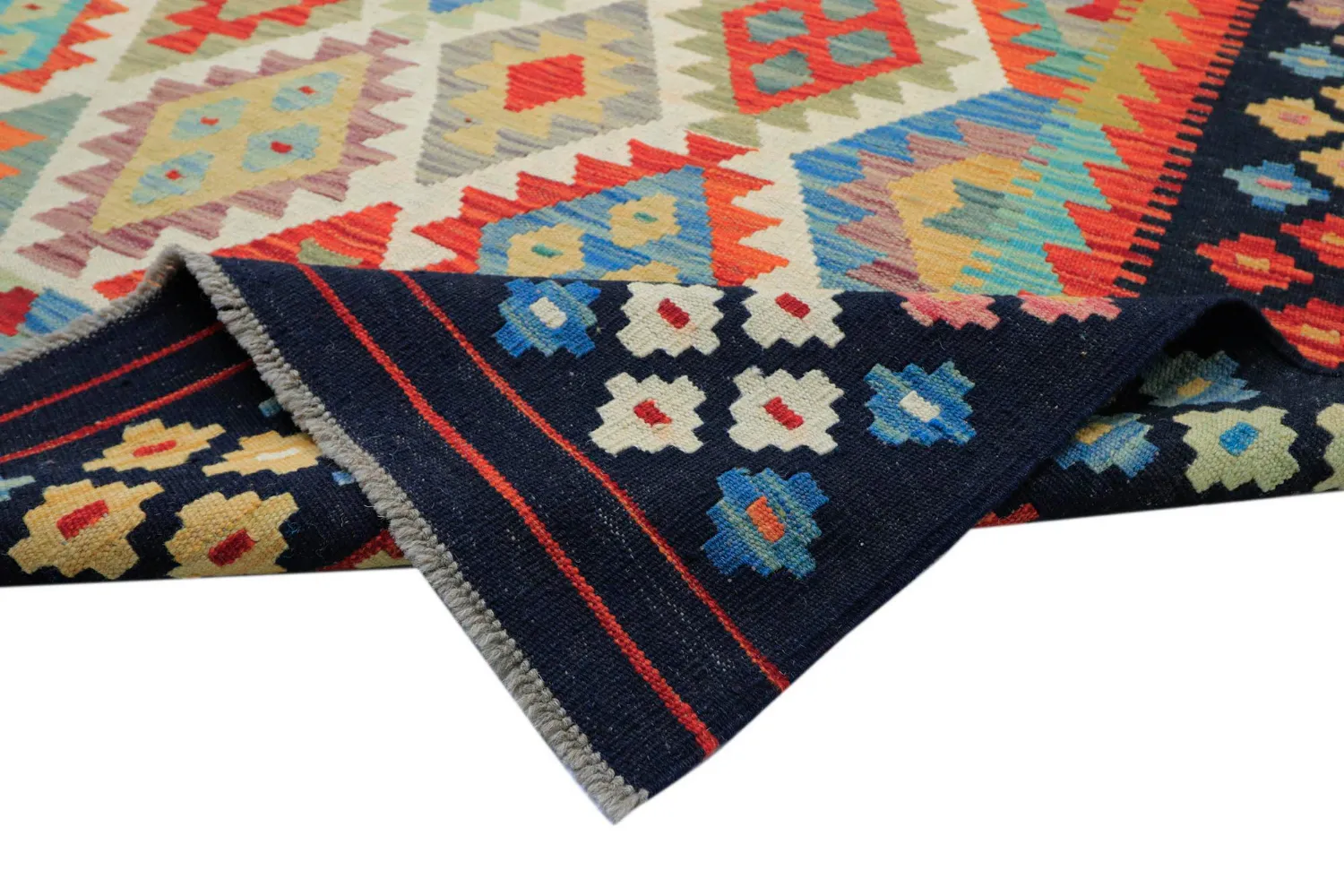 Orientalsk Tæppe - Vegi Kelim Hand Woven - 303 x 393 cm