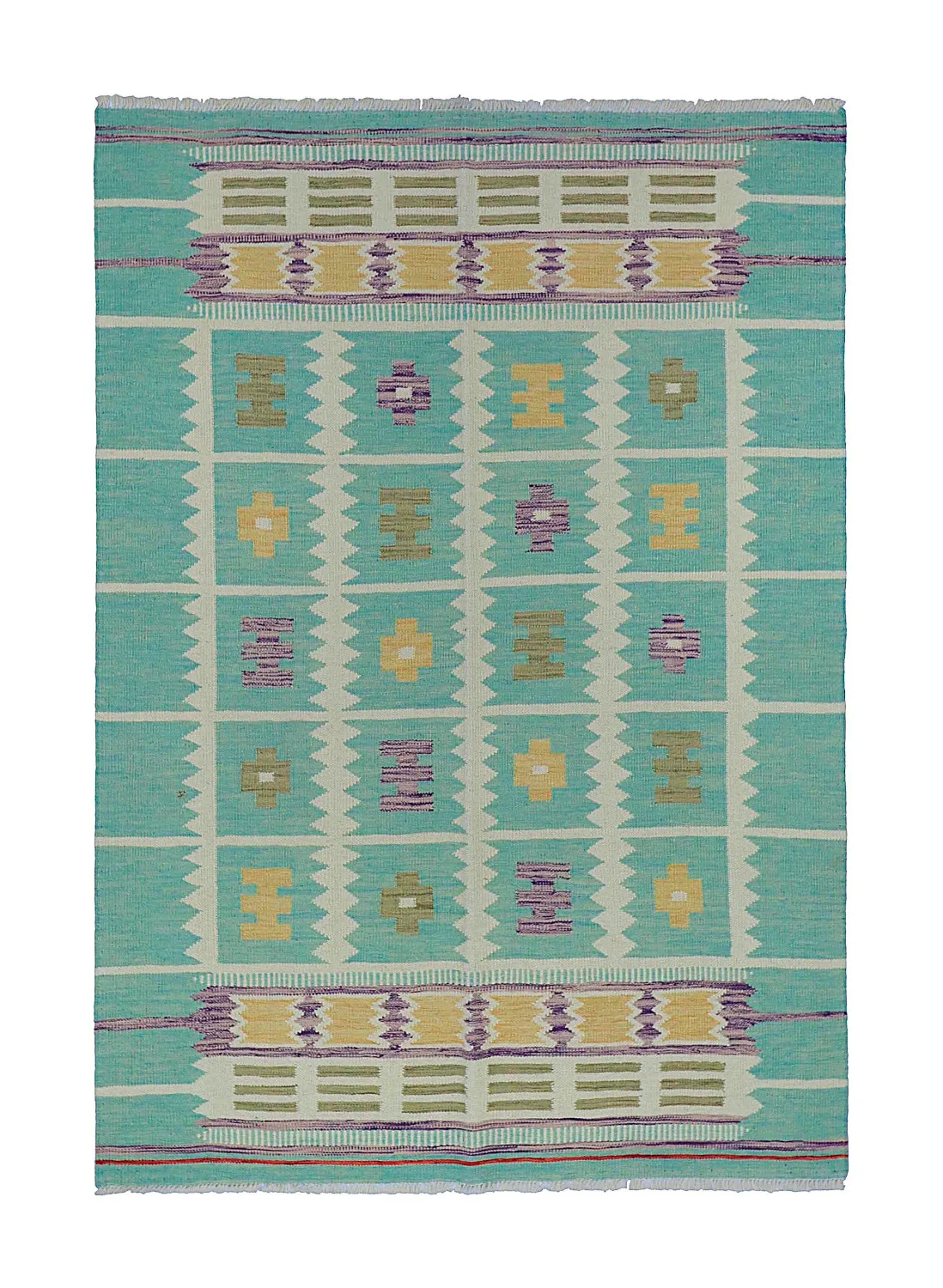 Orientalsk Tæppe - Vegi Kelim Hand Woven - 124 x 179 cm