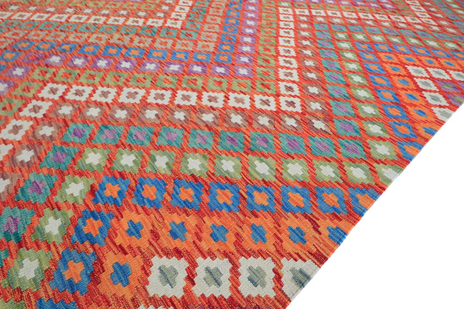 Orientalsk Tæppe - Vegi Kelim Hand Woven - 207 x 301 cm