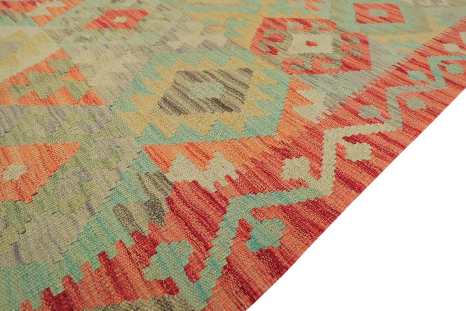 Orientalsk Tæppe - Vegi Kelim Hand Woven - 88 x 199 cm