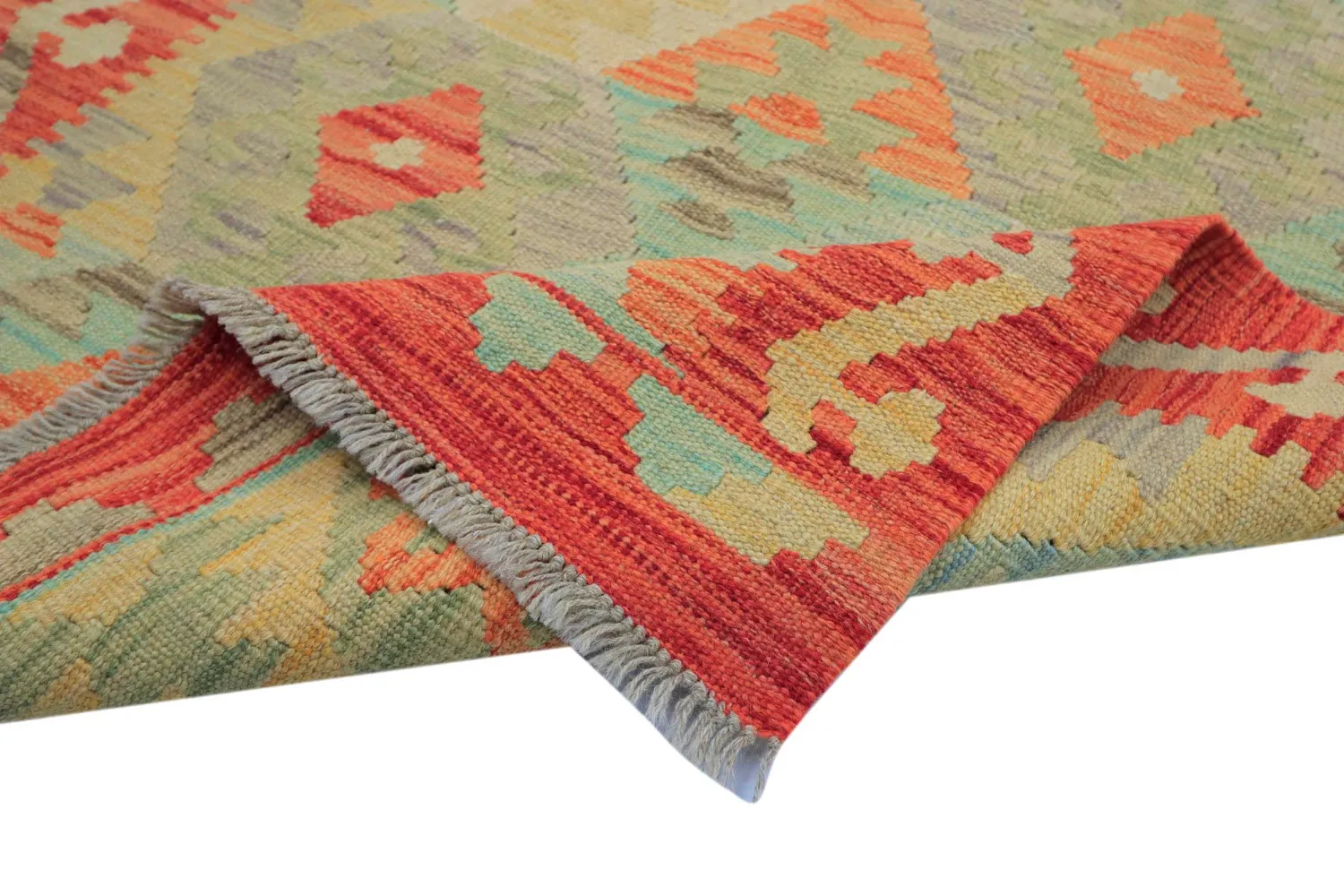 Orientalsk Tæppe - Vegi Kelim Hand Woven - 88 x 199 cm