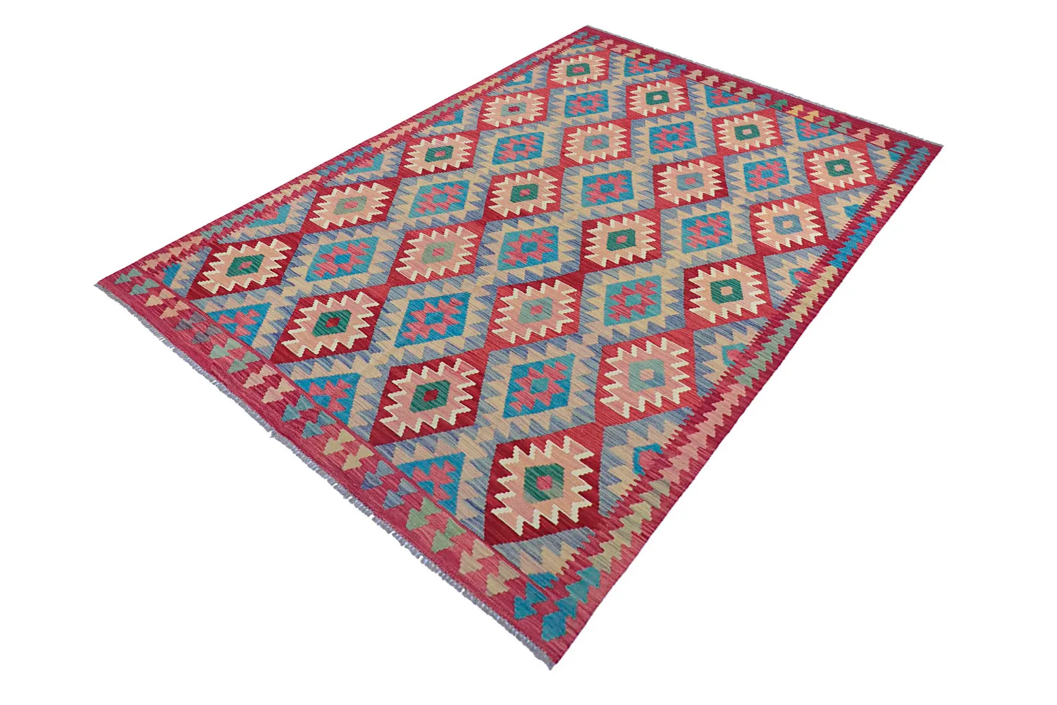 Orientalsk Tæppe - Vegi Kelim Hand Woven - 175 x 245 cm